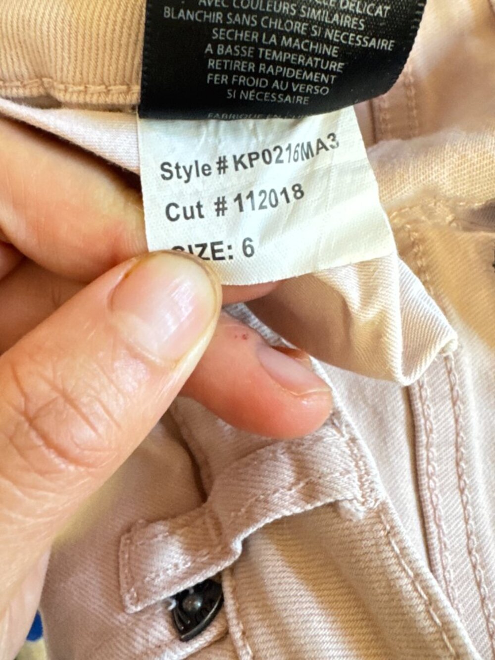 Kut From The Kloth Amy Crop Straight Leg Jeans Blush Rose Size 6 - Picture 5 of 10